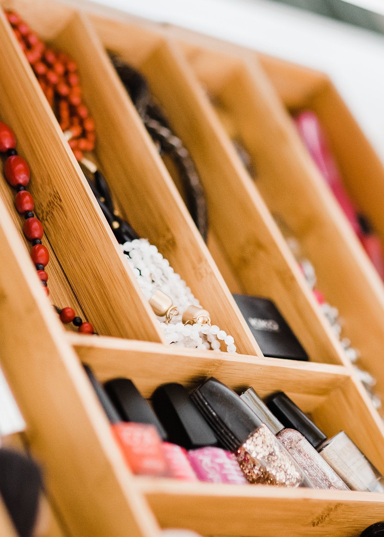 Totally Bamboo Expandable Utensil Drawer Organizer