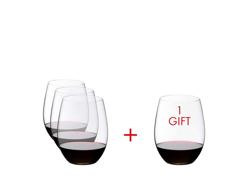 Riedel "O" Cabernet/Merlot Value Set, Buy 3 Get 4