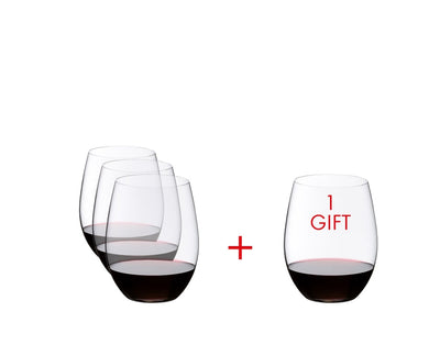 Riedel "O" Cabernet/Merlot Value Set, Buy 3 Get 4