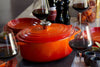 Le Creuset Signature 15.5 Quart Oval Enameled Cast Iron Dutch Oven - Cerise