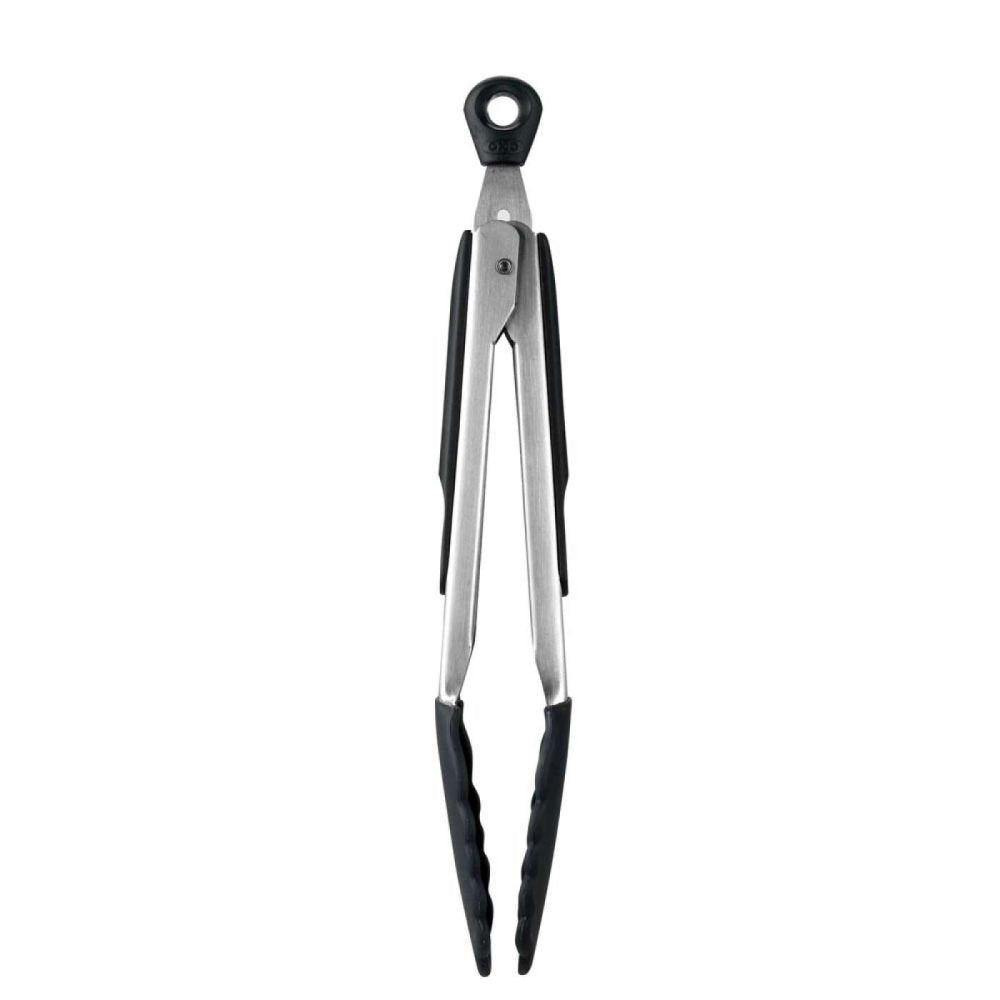 OXO Good Grips Stainless Steel Tongs with Silicone Heads - 9"