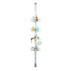 OXO 4-Tier Anodized Aluminum Tension Pole Shower Caddy