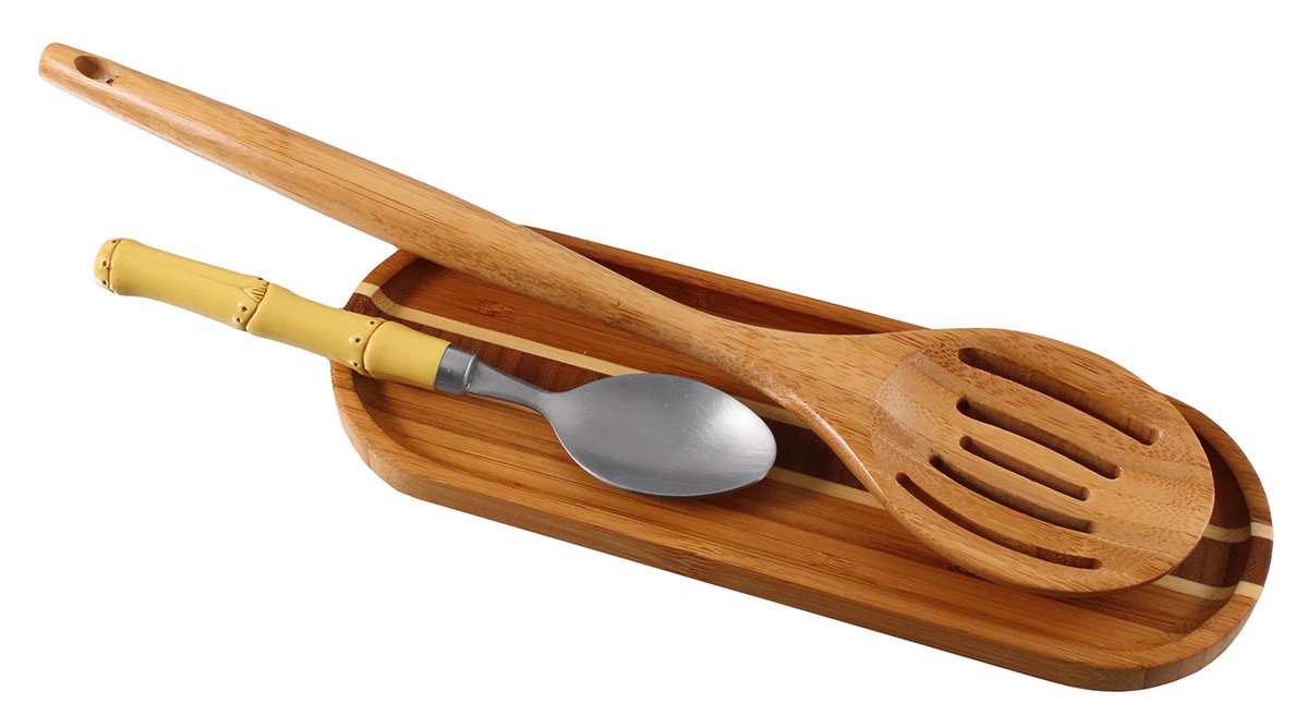 Totally Bamboo Catch-All Spoon Rest