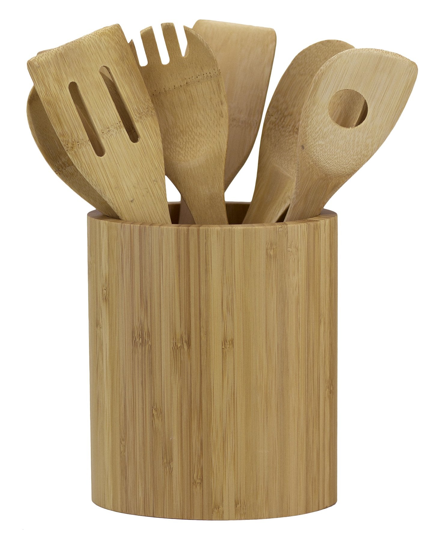Totally Bamboo Oval Utensil Holder