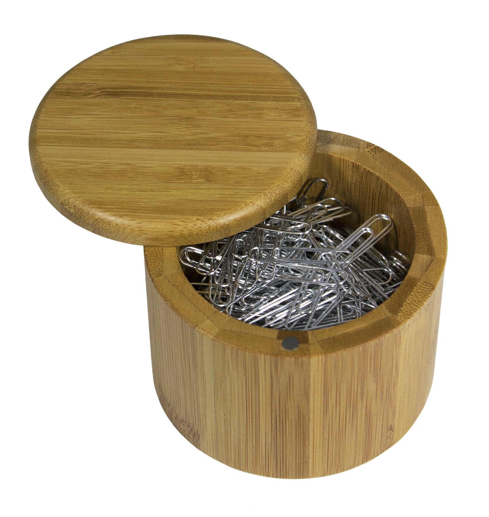 Totally Bamboo Round Salt Box