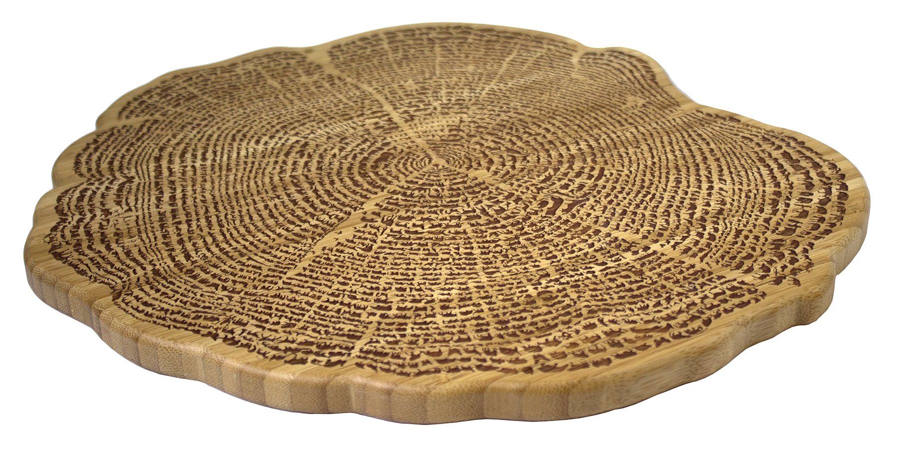 Totally Bamboo 13 Inch  Tree Of Life Serving Board