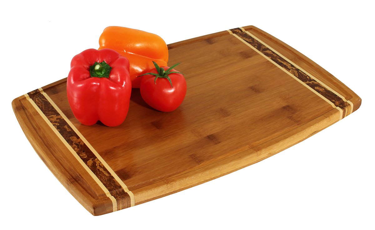Totally Bamboo 18 Marbled Bamboo Cutting Board