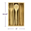 Totally Bamboo 12-Piece Bamboo Flatware Set with Portable Storage Case
