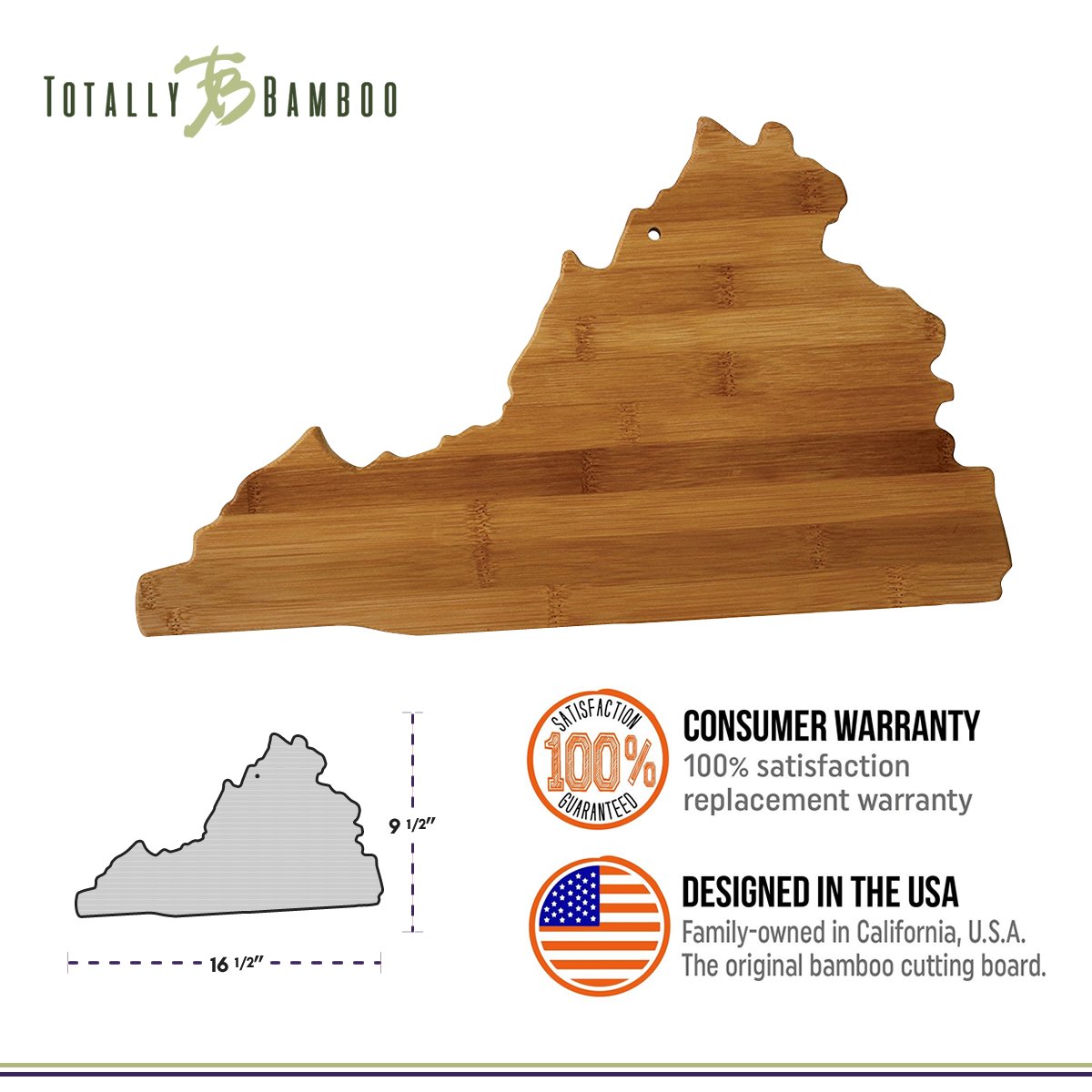 Totally Bamboo Virginia Board