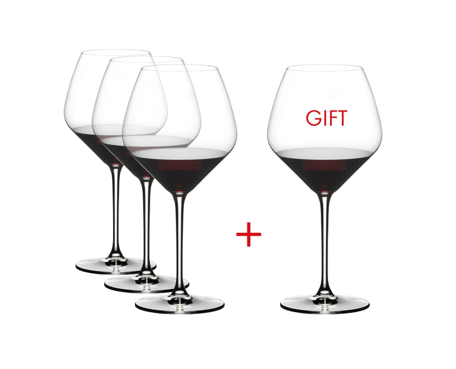 Riedel Vinum Extreme Pinot Noir Value Set, Buy 3 Get 4