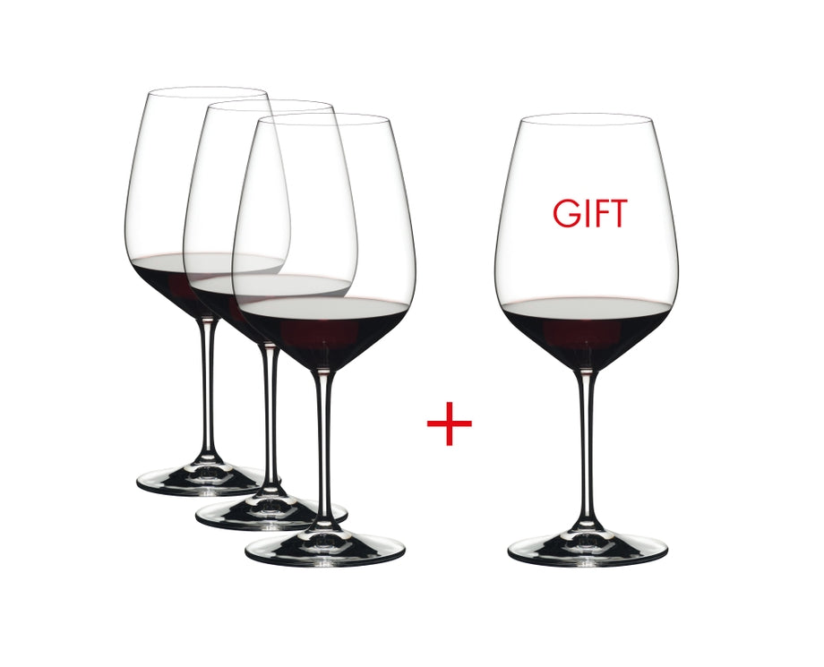 Riedel Vinum Extreme Cabernet Value Set, Buy 3 Get 4
