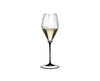 Riedel Fatto A Mano Performance Champagne - Black Stem/Clear Base