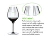 Riedel Fatto A Mano Performance Pinot Noir - Black Stem/Clear Base