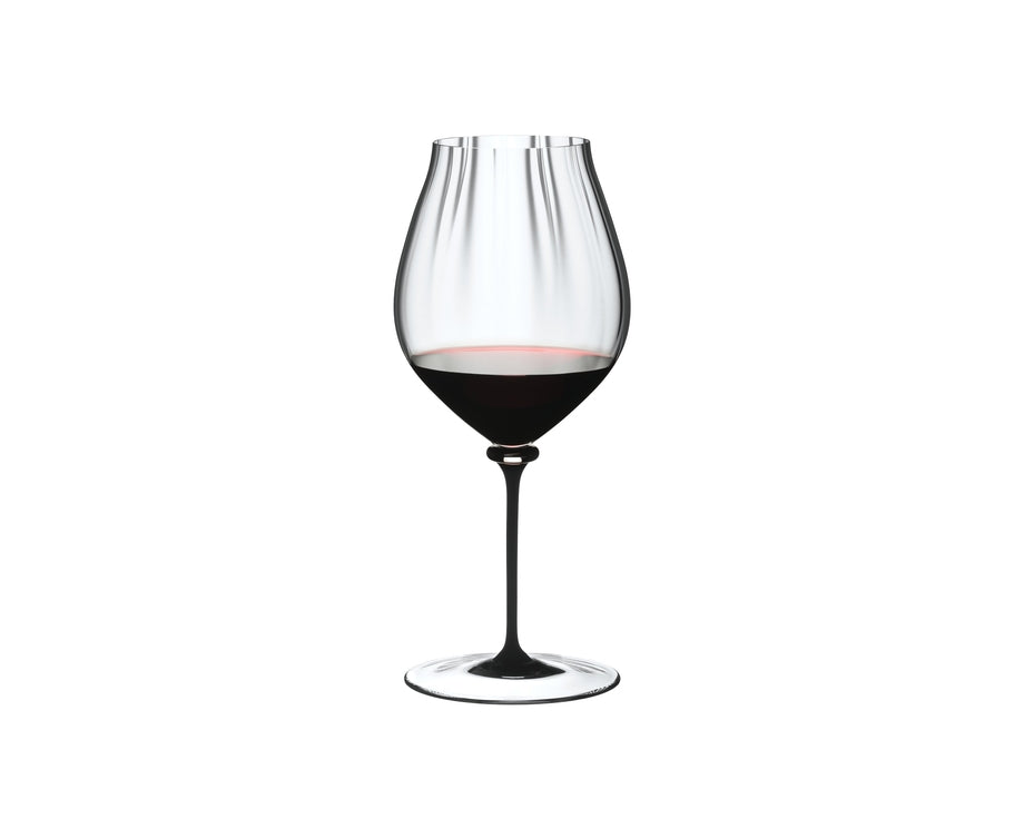 Riedel Fatto A Mano Performance Pinot Noir - Black Stem/Clear Base