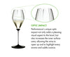 Riedel Fatto A Mano Performance Champagne - Black Base/Clear Stem