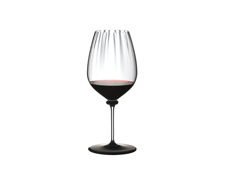 Riedel Fatto A Mano Performance Cabernet/Sauvignon - Black Base/Clear Stem