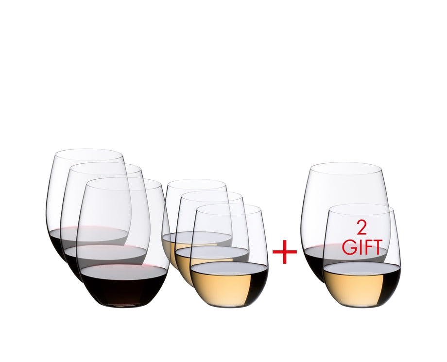 Riedel "O" 6+2 Cabernet / Viognier Chardonnay Tumbler Set