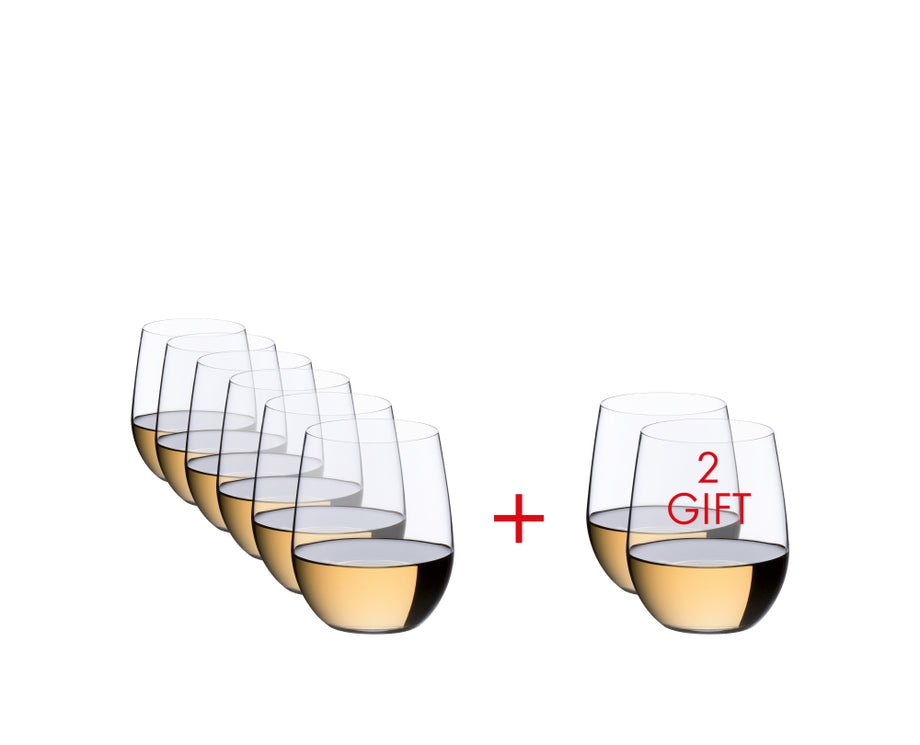 Riedel "O" 6+2  Viognier Chardonnay Tumbler Set