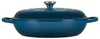 Le Creuset 5 Quart Signature Cast Iron Braiser - Deep Teal