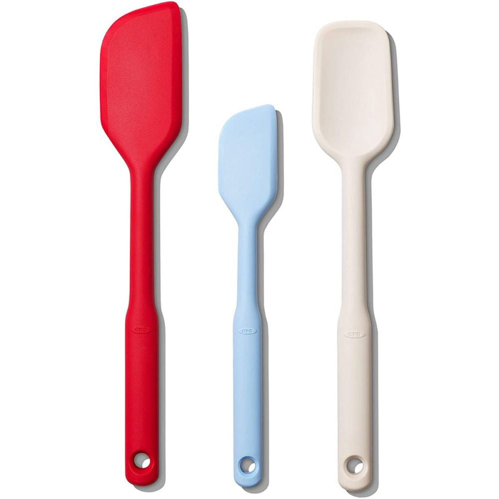 OXO 3-Piece Silicone Spatula Set