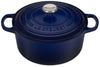 Le Creuset Signature 5.5 Quart Round Enameled Cast Iron Dutch Oven - Indigo