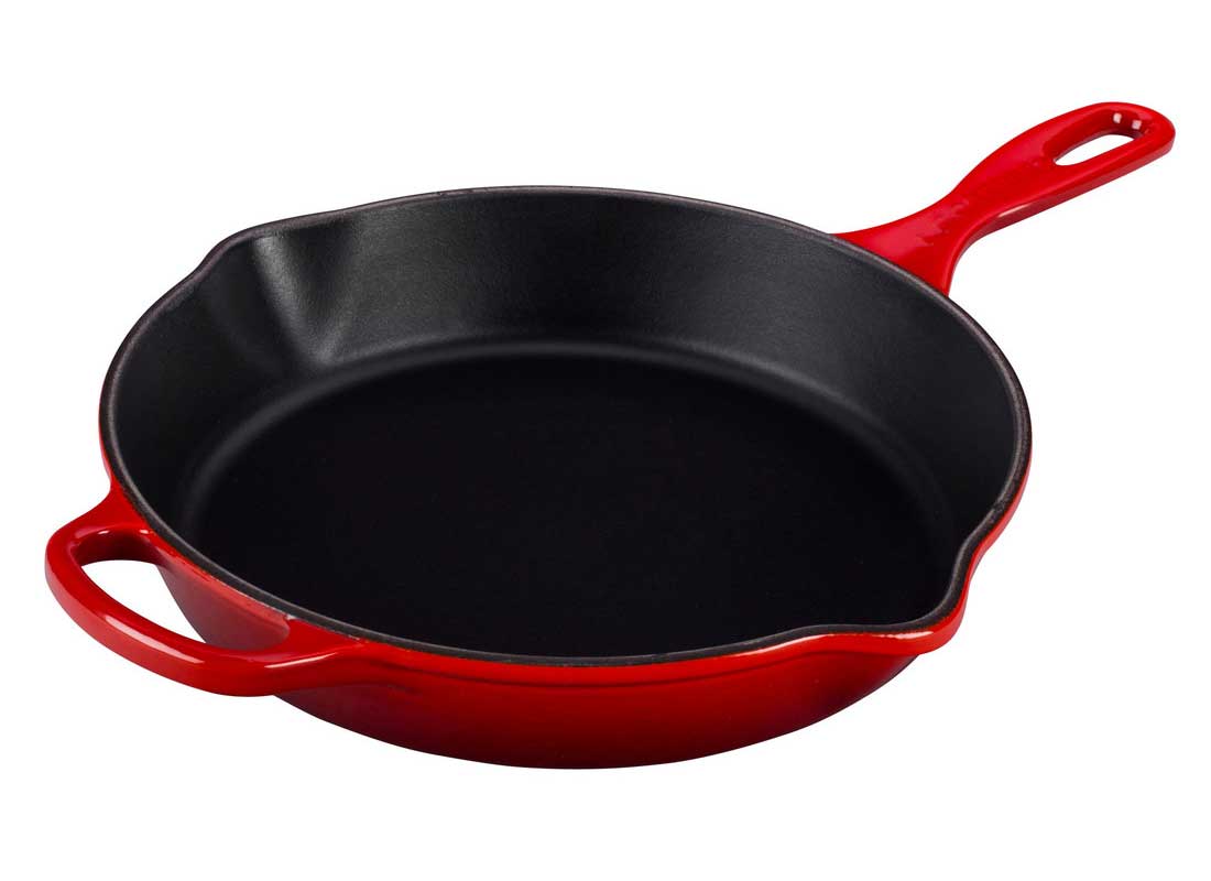 Le Creuset 11.75" Enameled Cast Iron Signature Skillet - Cerise