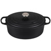 Le Creuset Signature 6.75 Quart Oval Enameled Cast Iron Dutch Oven - Licorice
