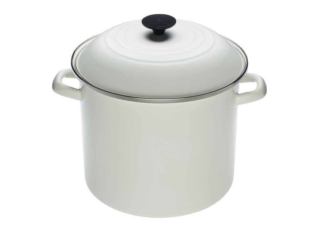 Le Creuset 10 Quart Stockpot - White