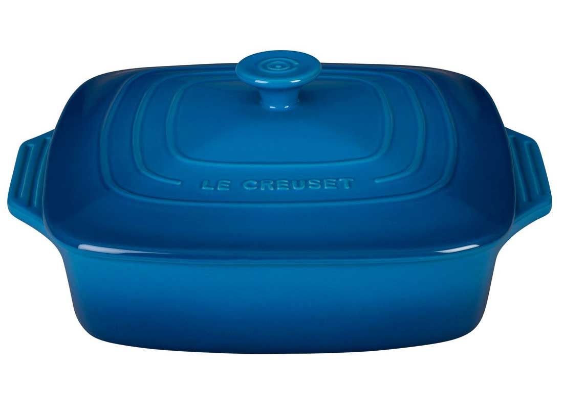 Le Creuset 2.75 Quart Covered Square Stoneware Casserole - Marseille