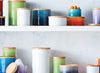 Le Creuset 2.5 Quart Stoneware Storage Canister w/Wood Lid
