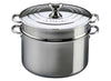 Le Creuset 9 Quart Stainless Steel Stockpot w/Colander Insert