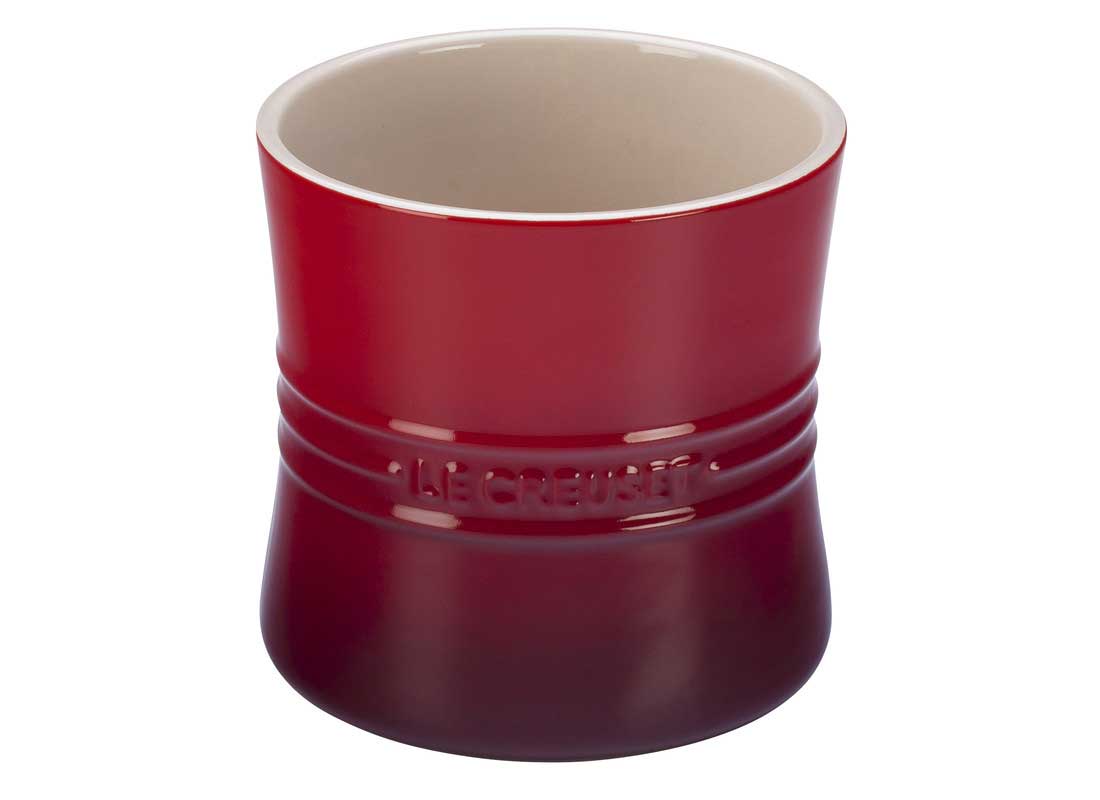 Le Creuset 2.75 Quart Stoneware Utensil Crock - Cerise