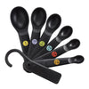 OXO 7-Piece Plastic Measuring Spoons - Snaps - Black