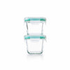 OXO Good Grips Smart Seal Glass Mini Square Container Set - 4-Piece