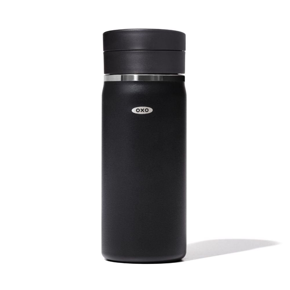 OXO Good Grips 16oz Thermal Mug Water Bottle - Onyx