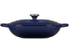 Le Creuset 3.75 Quart Signature Oval Enameled Cast Iron Casserole - Indigo