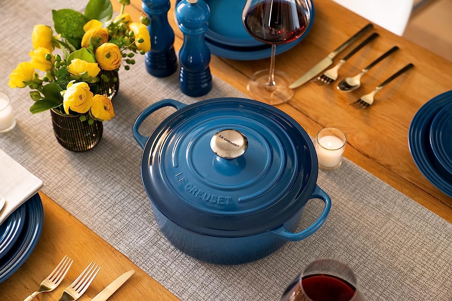 Le Creuset 5 Piece Cast Iron Cookware Set - Marseille