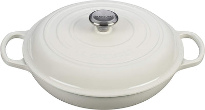 Le Creuset 5 Piece Cast Iron Cookware Set - White
