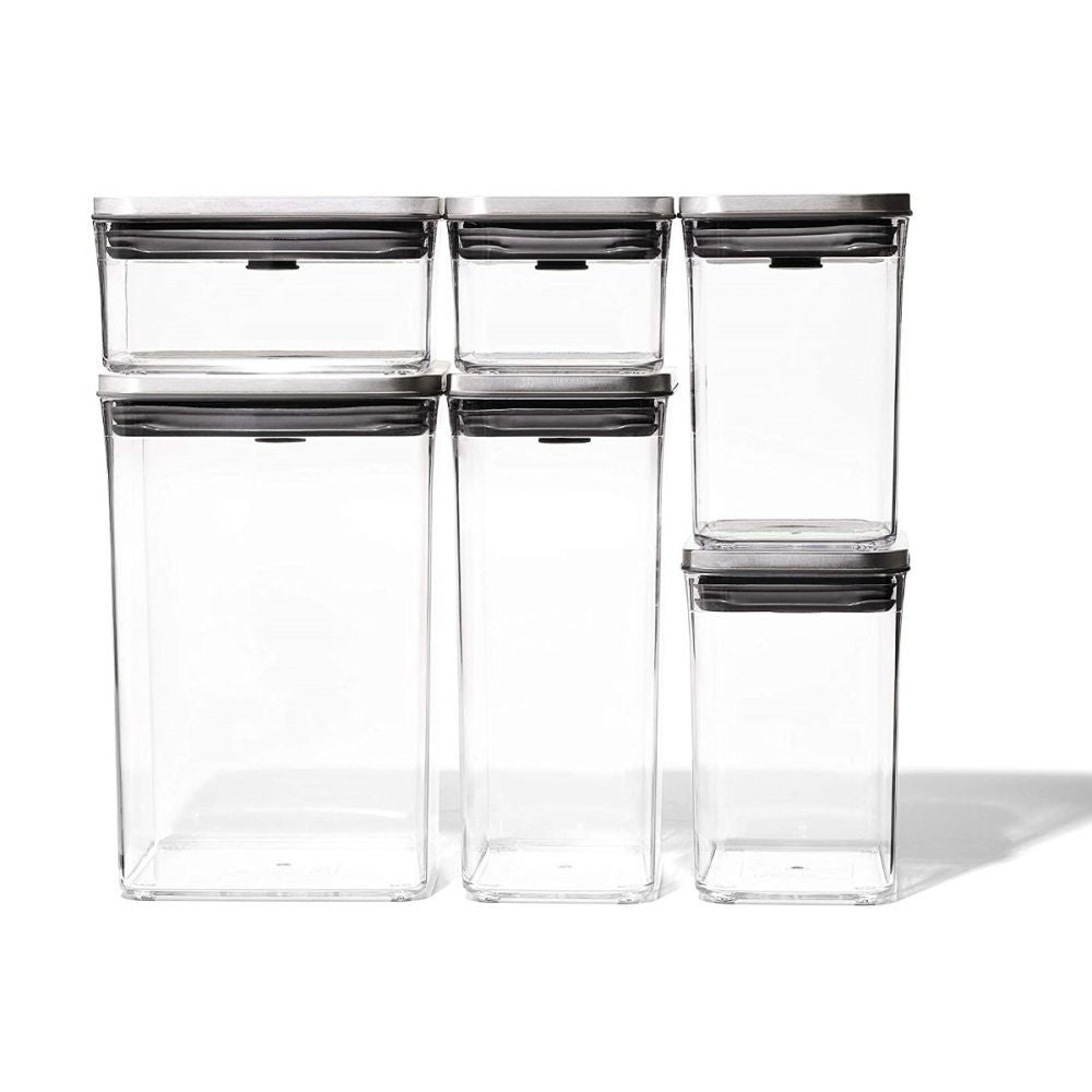 OXO SteeL POP Container Set - 6-Piece