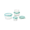 OXO Good Grips Smart Seal Glass Round Container Set - 8-Piece