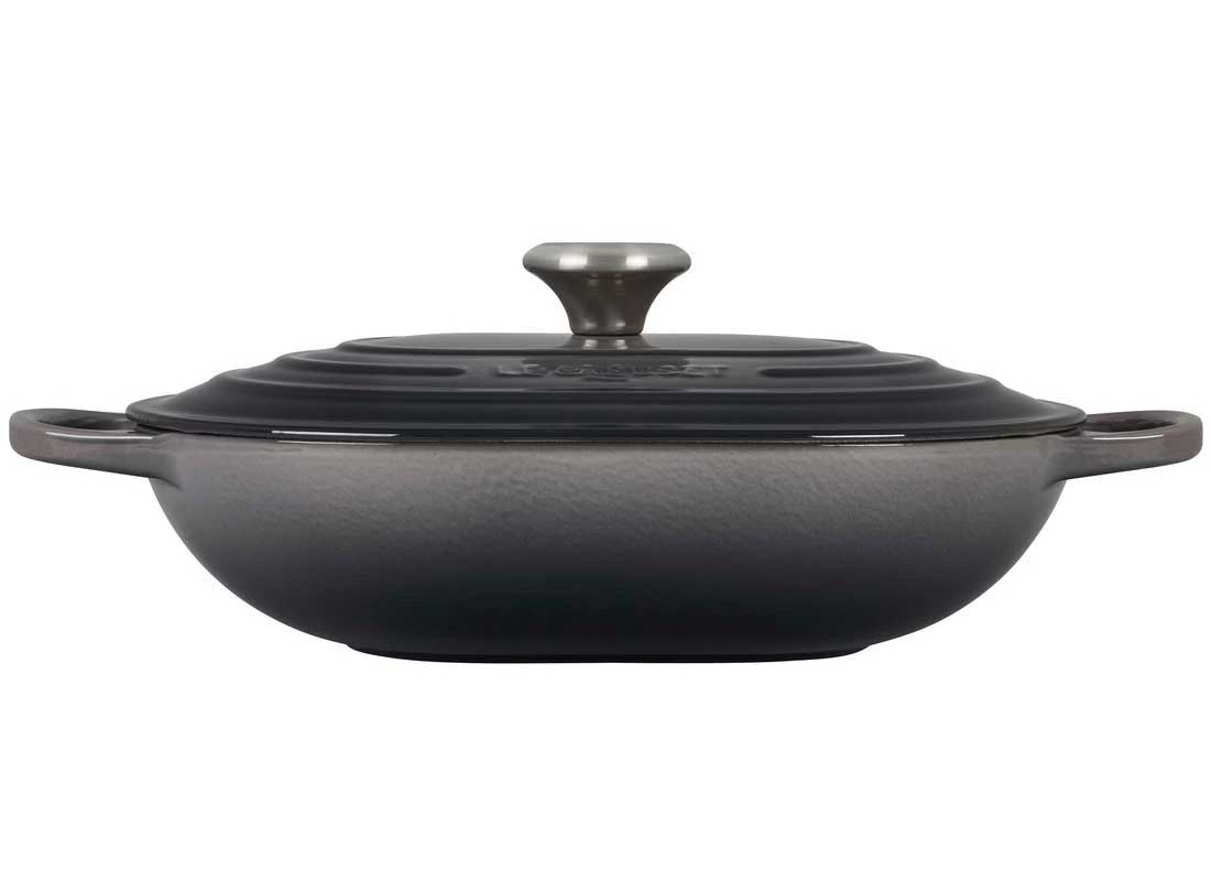 Le Creuset 3.75 Quart Signature Oval Enameled Cast Iron Casserole - Oyster