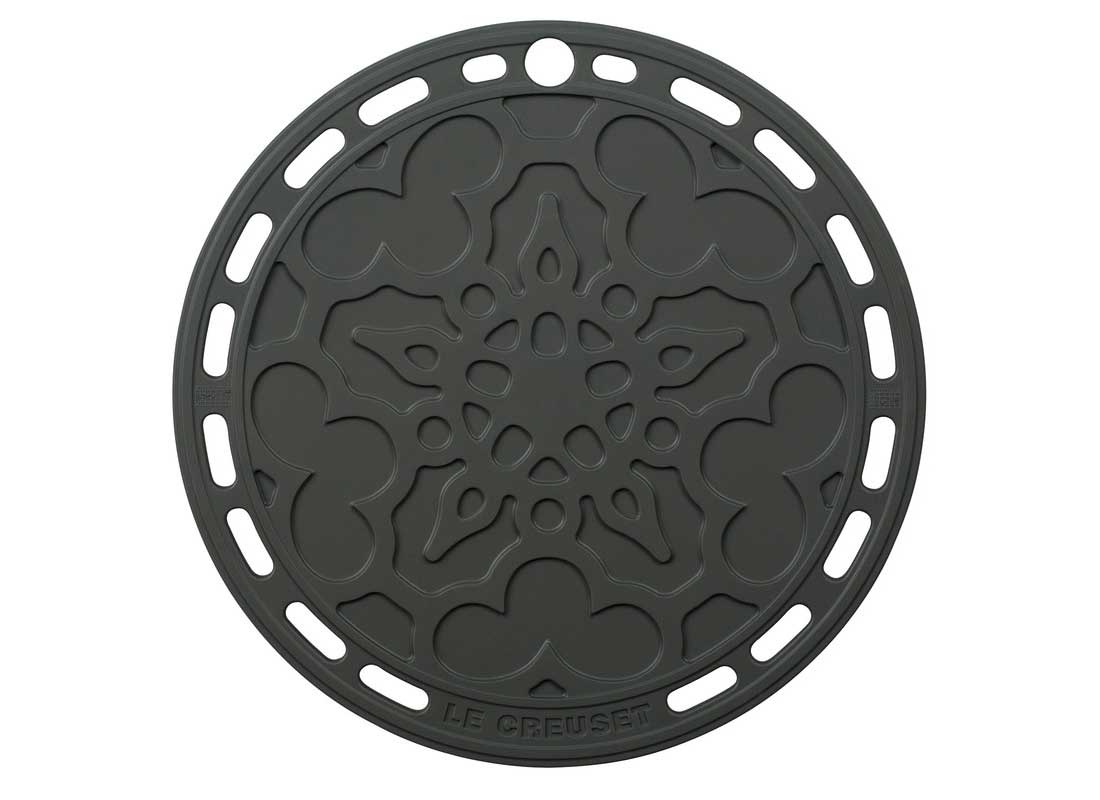 Le Creuset 8 Inch Silicone French Trivet - Oyster