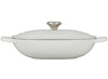 Le Creuset 3.75 Quart Signature Oval Enameled Cast Iron Casserole - White