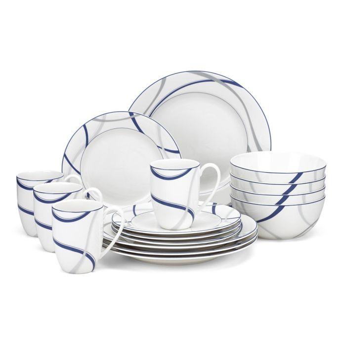 Lenox Vibe 16-Piece Dinnerware Set in Blue