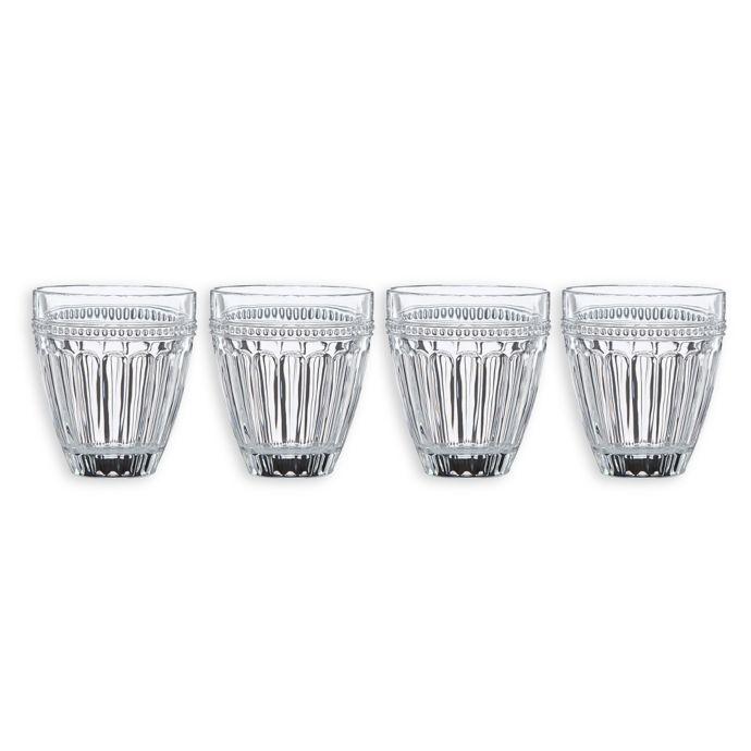 Lenox French Perle Double Old Fashioned Glasses (Set of 4)