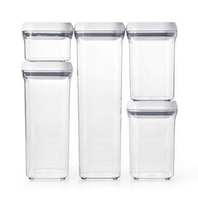 OXO Good Grips 5-Piece Food Storage Pop Container Set