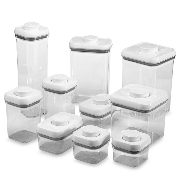 OXO Good Grips 5-Piece Airtight POP Container Set,White