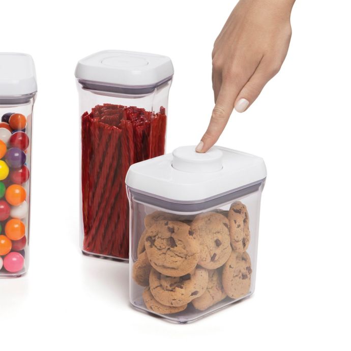 OXO 10-Piece Pop Containers with Stainless Steel Lids
