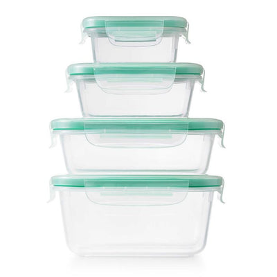 OXO Good Grips Smart Seal 20-Piece Plastic Container Set in Clear/Green