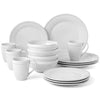 Lenox French Carved Pearl 16-Piece Dinnerware Set